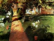 Jean-Franc Millet Garden Spain oil painting artist